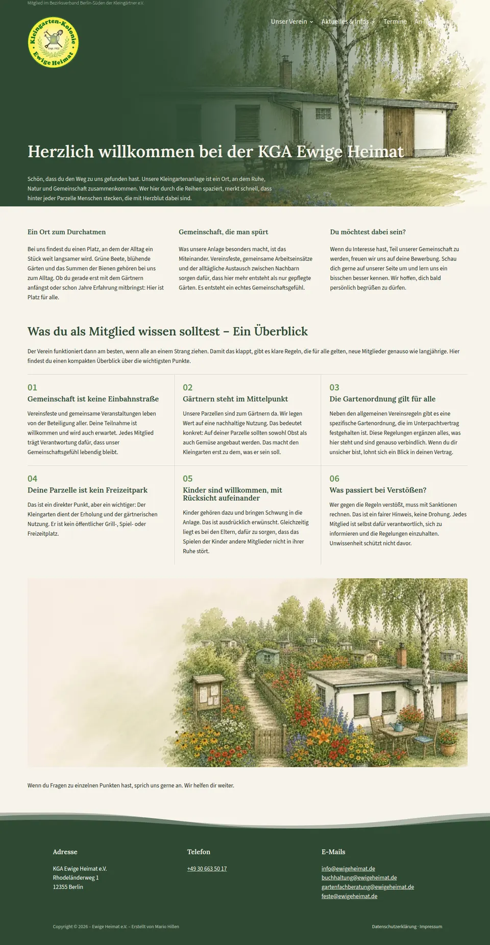 Startseite von KGA Ewige Heimat e.V., Ausschnitt